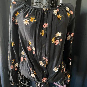 Abercrombie Kids - Floral Long Sleeve Top